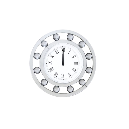 ACME Boffa Mirrored Wall Clock Model 97405