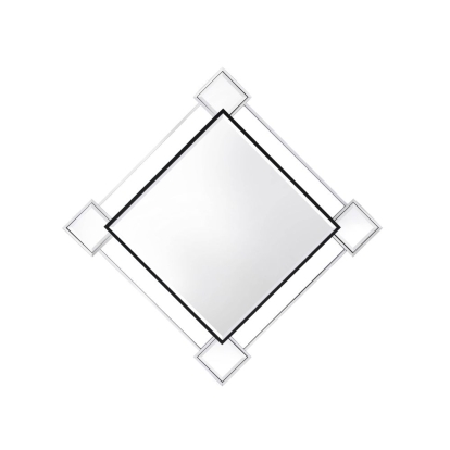 ACME Asbury Mirrored & Chrome Accent Mirror Model 97467