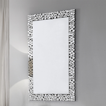 ACME Kachina Mirrored & Faux Gems Accent Mirror Model 97574