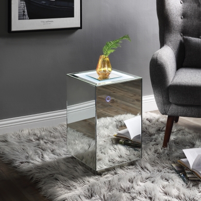 Acme Nowles Accent Table with Led Model 97704