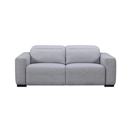 Divani Casa Bode Modern Grey Fabric Sofa with 2 Recliners Grey Sofa 80437 VGMB-R211-P1-SOFA-M31