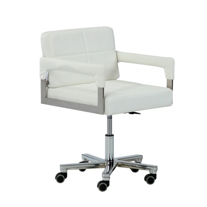 Modrest Craig Modern White Bonded Leather Office Chair White Office Chair 70567 VGVCA508-WHT