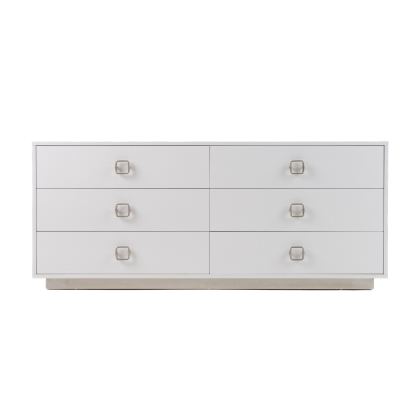 A&X Victoria Modern White Crocodile Dresser White Dresser 16427 VGUNAW421-159-CROC