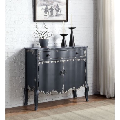 ACME Deianira Antique Gray Console Table Model AC00287