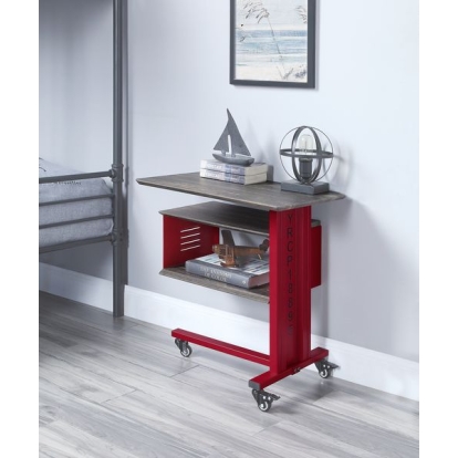 Acme Cargo Accent Table with Wall Shelf Model AC00361
