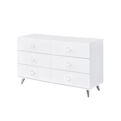 ACME Perse White Dresser Model AC00549