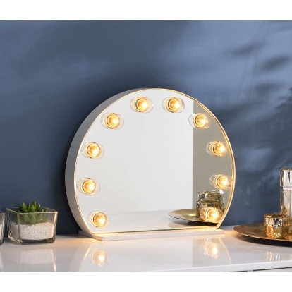 ACME Alma White Accent Mirror Model AC00787