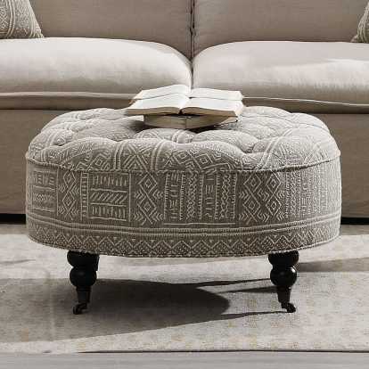 Acme Upendo OTTOMAN with CASTER Model AC03000