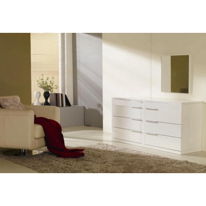 Modrest Prestige Modern White Lacquer Mirror White Mirror 11708 VGWCPRESTIGE-MIR