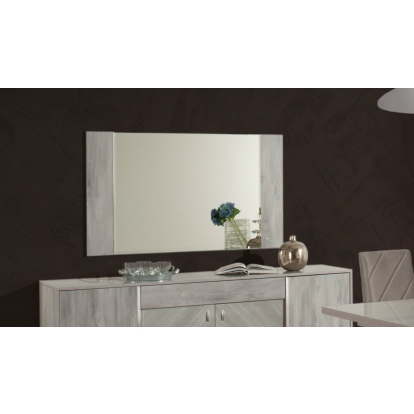 Nova Domus Alexa Italian Modern Grey Buffet Mirror Grey Mirror 74094 VGACALEXA-BMIR