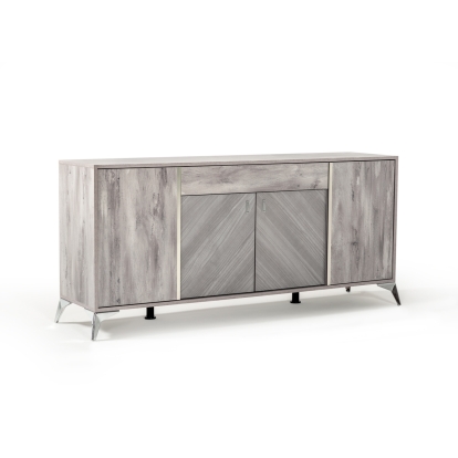 Nova Domus Alexa Italian Modern Grey Buffet Grey Buffet 73705 VGACALEXA-BUF