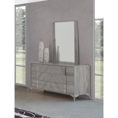 Nova Domus Alexa Italian Modern Grey Dresser Grey Dresser 73702 VGACALEXA-DRS