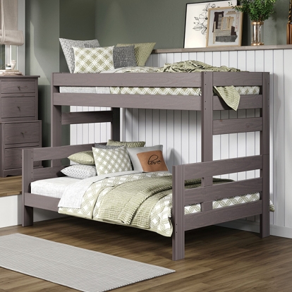Furniture Of America Damaris Rustic Gray Twin-Full Bunkbed Model AM-BK306GY-BED