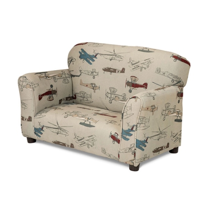Furniture Of America Orville Transitional Beige Kids Sofa Model AM1109