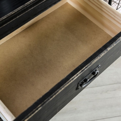 Furniture Of America Ampelios Rustic Wire-Brushed Black Dresser Model AM7000BK-D