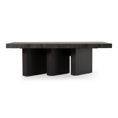 LA Furniture Amsterdam Modern Grey Volcano & Eucalyptus Oak Dining Table VGACAMSTERDAM-OAK-DT Contemporary Style by Vig Furnitrue Number 78703|78703A Catch Home Goods