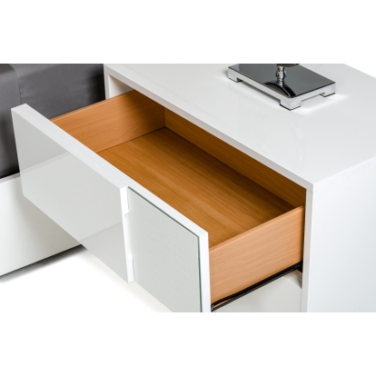 Modrest Monza Italian Modern White Nightstand White Nightstand 17590C VGACMONZA-NS