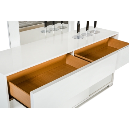 Modrest Monza Italian Modern White Dresser White Dresser 17591B VGACMONZA-DSR