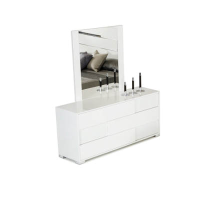 LA Furniture Monza Italian Modern White Dresser VGACMONZA-DSR Contemporary Style by Vig Furnitrue Number 17591B Catch Home Goods