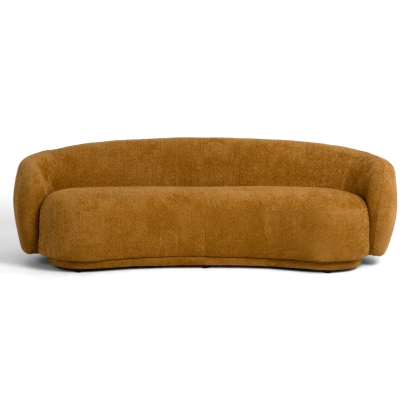 LA Furniture Andrew Modern Orange Fabric Sofa VGEV-B1830-SOFA-ORG Contemporary Style by Vig Furnitrue Number 81297 Catch Home Goods