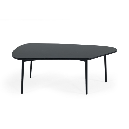 Modrest Andros Black Marble + Black Metal Coffee Table Black Coffee Table 79104 VGGMM-CT-1582-BLK-CT