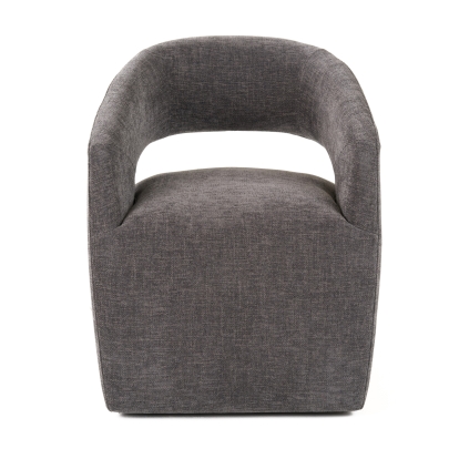 Modrest Angie Modern Dark Grey Fabric Dining Chair Dark Grey Dining Chair 82030|82030A VGKK-KF-Y1230-DKGRY