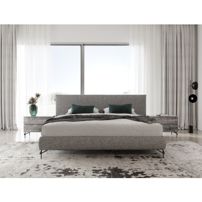 Nova Domus Aria Italian Modern Multi Grey 4-Piece Bedroom Set Grey Bedroom Set 85613|85614 VGAC-ARIA-BED-4PC-SET