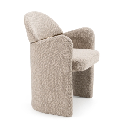 LA Furniture Ashley Modern Beige Fabric + Brushed Brass Dining Chair VGVCB2402-BGE Contemporary Style by Vig Furnitrue Number 83031 Catch Home Goods