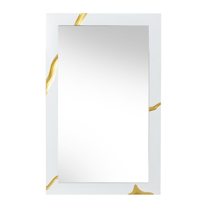 LA Furniture Aspen Modern White Mirror VGVCJ1801-WHT-MIR Contemporary Style by Vig Furnitrue Number 75863 Catch Home Goods
