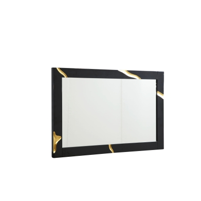 LA Furniture Aspen Modern Black Mirror VGVCJ1801-M-BLK-MIR Contemporary Style by Vig Furnitrue Number 78802 Catch Home Goods