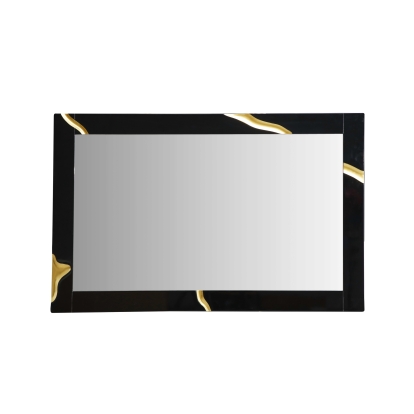 Modrest Aspen Modern Black Large Mirror Black Mirror 80130 VGVC-J1801-M-L-MIR
