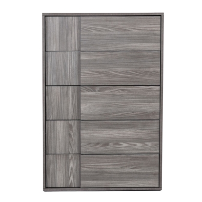 LA Furniture Asus Italian Modern Elm Grey Chest VGACASUS-CHEST-GRY-1 Contemporary Style by Vig Furnitrue Number 76498 Catch Home Goods