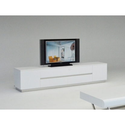 A&X Skyline Modern White Crocodile TV Stand White TV Stand 12651 VGUNAK588-230