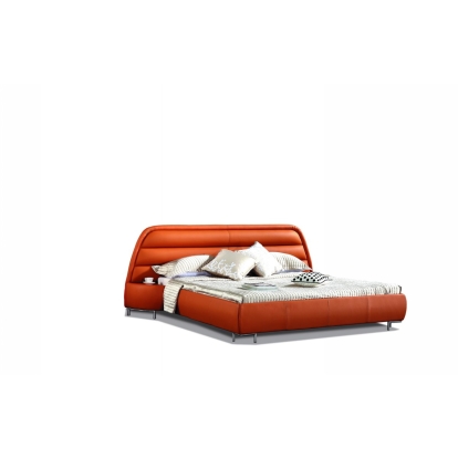 B803R Modern Eco-Leather Bed Orange Bed DISCONTINUED VGEVBB803R