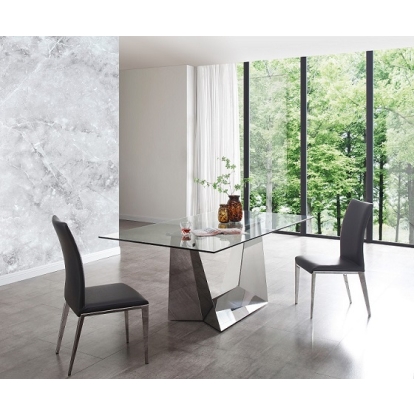 Modrest Taryn Modern Dark Grey Dining Chair (Set of 2) Dark Grey Dining Chair 79562Z VGVC-B803-DKGRY