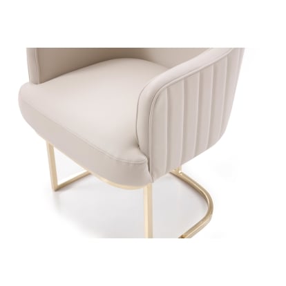 LA Furniture Tyler Modern Grey + Gold Dining Chair VGVCB8599-LTGRY Contemporary Style by Vig Furnitrue Number 74265 Catch Home Goods