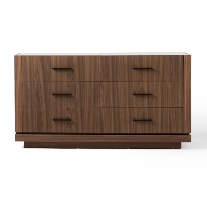 Nova Domus Bailey- Modern Walnut Dresser Walnut Dresser 80311 VGHB-EM112C-W