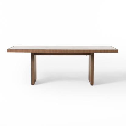 Nova Domus Bailey- Modern Walnut Rectangular Dining Table Walnut Dining Table 80312 VGHB-EM112T3-W