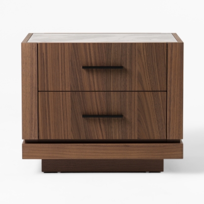 Nova Domus Bailey- Modern Walnut Nightstand Nightstand 80313 VGHB-EM112U-W