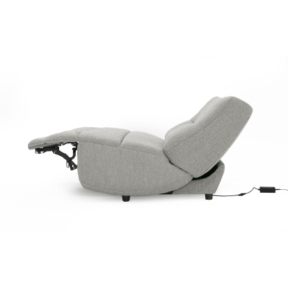 Divani Casa Basil Modern Grey Fabric Large Electric Recliner Chair Grey Lounge Chair 80858 VGSX-22056-RCLNR-LRG-SLATE