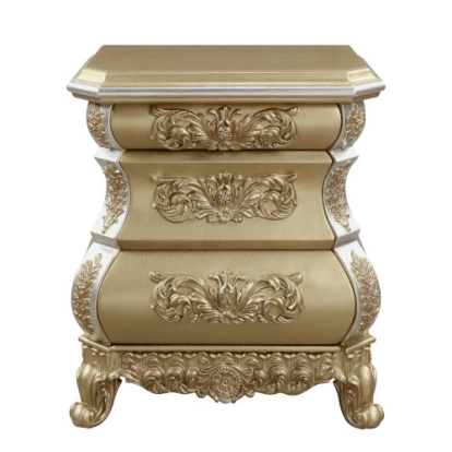 ACME Seville Gold Nightstand Model BD00452