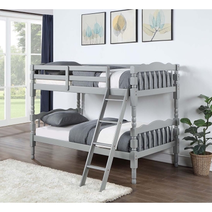 ACME Homestead Gray Bunk Bed (Twin | Twin)Model BD00864