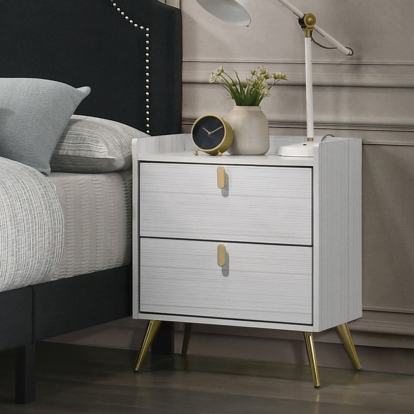 ACME Zeena White Nightstand Model BD01177