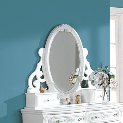 ACME Flora White Jewelry Mirror Model BD01640