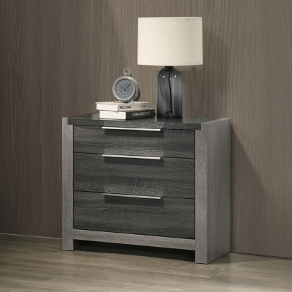 ACME Jehoram Gray Nightstand Model BD02723