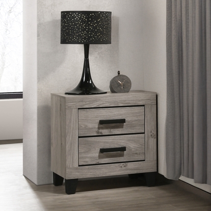 ACME Mari Light Gray Nightstand Model BD04143