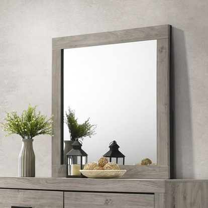 ACME Mari Light Gray Mirror Model BD04144