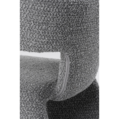 Modrest Bergman Modern Light Grey Fabric Dining Chair Light Grey Dining Chair 81544 VGEUMC-7513CH-CODA-178