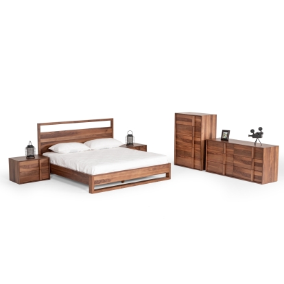 Nova Domus Berlin Modern Walnut Dresser Walnut Dresser 77117|77117A VGMABR-92-DRS