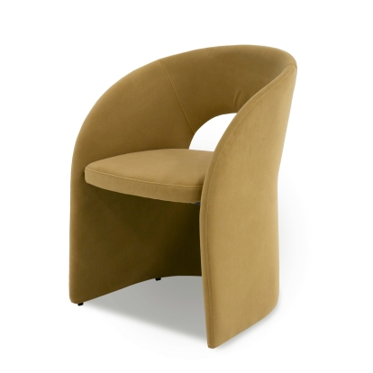Modrest Brea Modern Tan Fabric Dining Chair Tan Dining Chair 80594 VGEUMC-9708CH-A-TAN